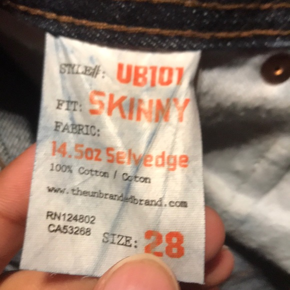 Unbranded brand selvedge denim jeans - Picture 4 of 4